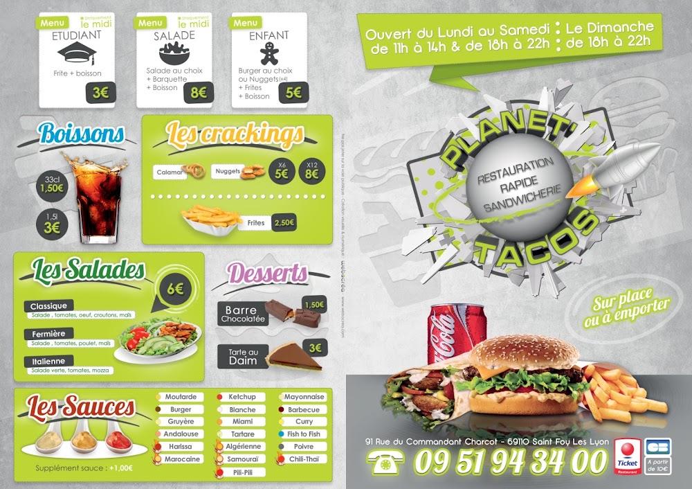 PLANET' TACOS - Menu Image 1